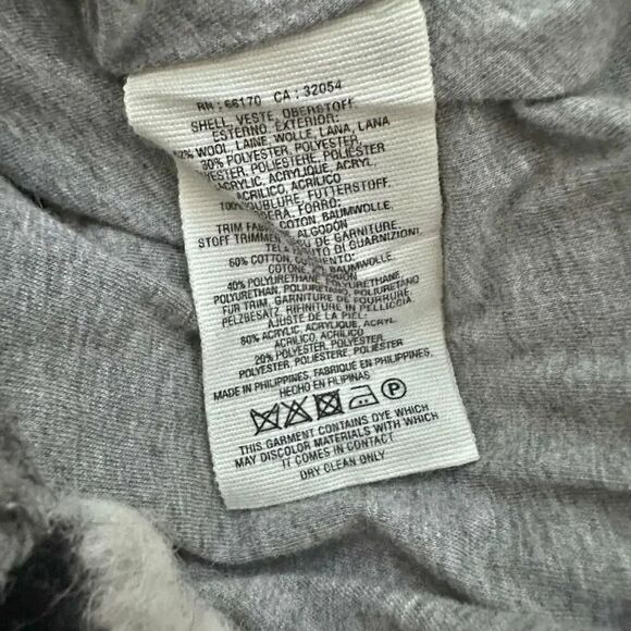 HEI HEI x ANTHROPOLOGIE | Gray Clouds Cloudscape Coat Oversized Jacket | XS - Picture 8 of 9